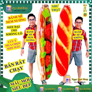 GẤU BÔNG GỐI ÔM BÁNH MÌ 3D PHIÊN BẢN MỚI NHẤT SIÊU MỀM MỊN - THÚ BÔNG BÁNH MÌ đồ chơi doll