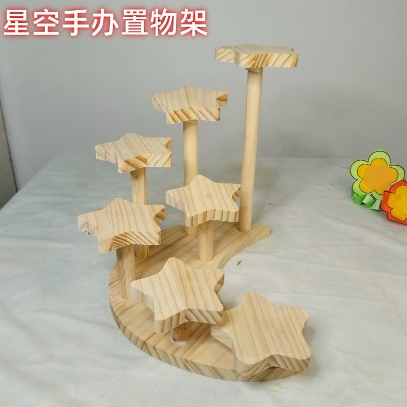 Kệ gỗ hình ngôi sao cực đẹp, decor lạ mắt