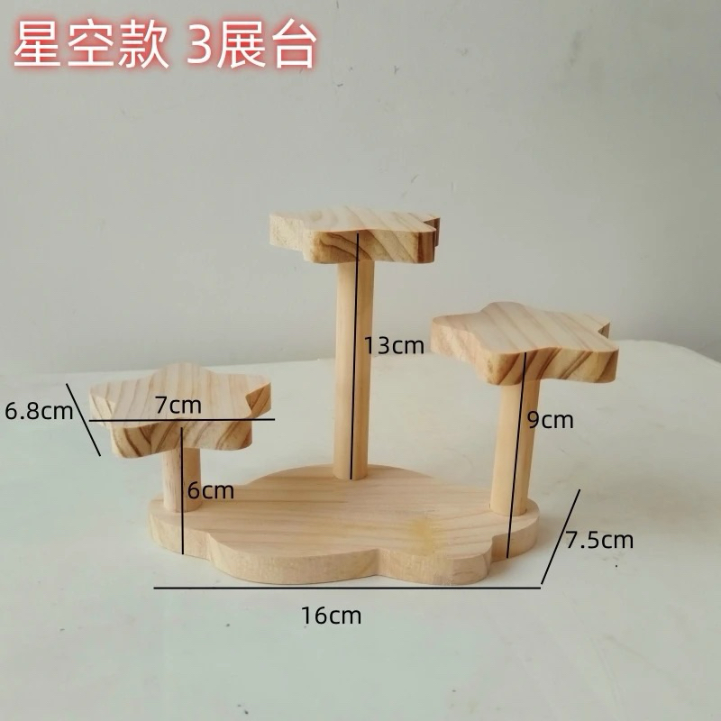 Kệ gỗ hình ngôi sao cực đẹp, decor lạ mắt