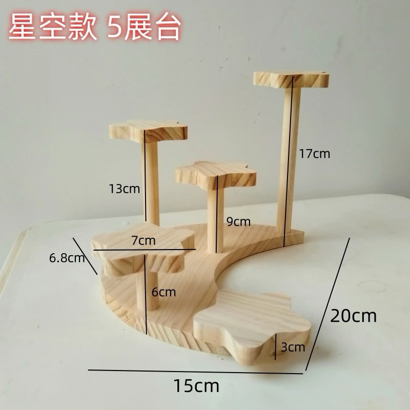 Kệ gỗ hình ngôi sao cực đẹp, decor lạ mắt