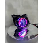 Bi Cầu Xe Vision 2021-2025 Độ Sẵn Bi M37 Lazer V2 75w Lazer ,Vòng 3D+ Mắt Quỷ Đổi Màu ( Bảo Hành 24 Tháng ) — ảnh 6