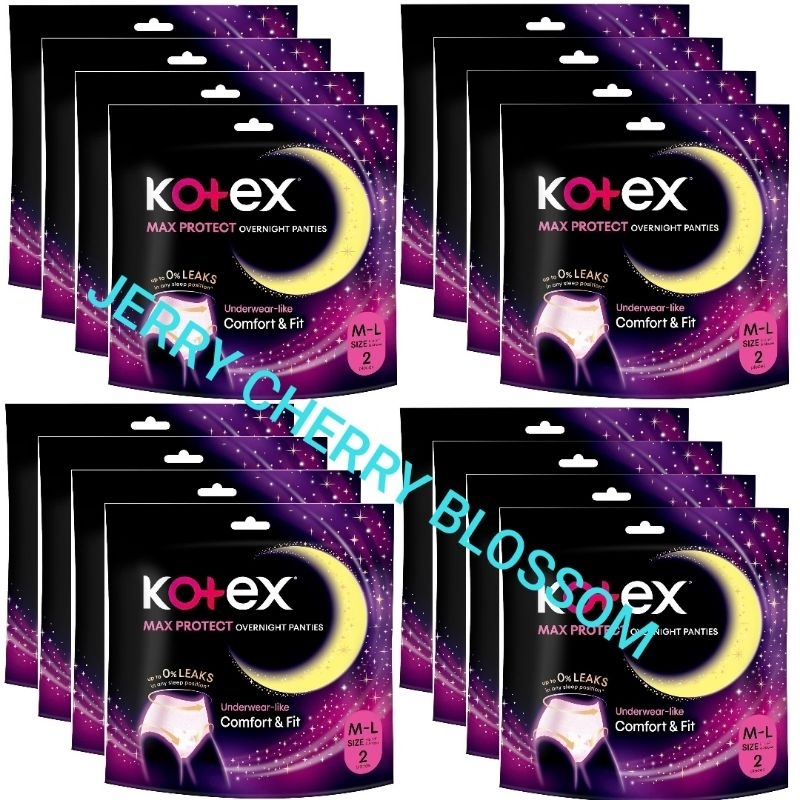 [🎁Quà tặng ngẫu nhiên]1 thùng 16 gói băng vệ sinh dạng quần Kotex Size ML/XL 2 chiếc/gói