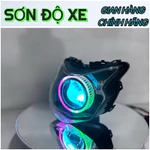 Bi Cầu Xe Vision 2021-2025 Độ Sẵn Bi M37 Lazer V2 75w Lazer ,Vòng 3D+ Mắt Quỷ Đổi Màu ( Bảo Hành 24 Tháng ) — ảnh 2
