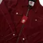 GOUNI® KAKI DENIM ZIP JACKET / WINE RED