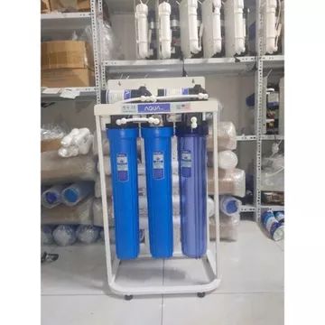 MÁY LỌC NƯỚC BÁN CÔNG NGHIỆP - Máy lọc RO AQUA 50 - 100 lít/ giờ chính hãng sử dụng công suất lớn.