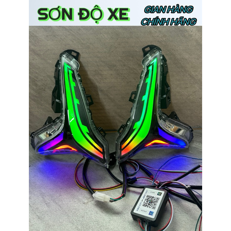 Bộ Cặp Đèn Xi nhan Xe Future Led Đổi Màu App Bản Mới V1 Và V2 Đổi Màu App Lắp Đặt Dễ Dàng ( Bảo Hành 12 Tháng )