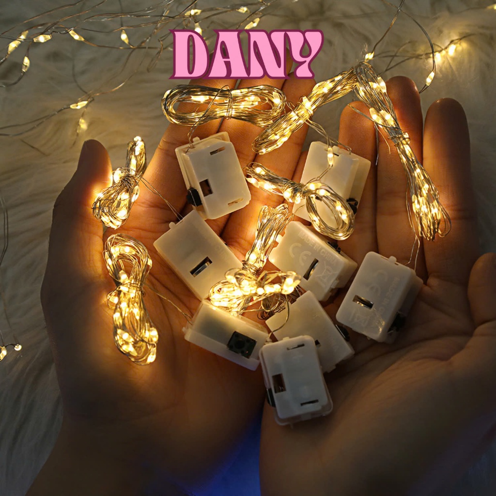 HC0013 DANY DÂY ĐÈN LED 3 CHẾ ĐỘ TRANG TRÍ, ĐÈN ĐOM ĐÓM ĐÈN LED BỎ HỘP QUÀ 1M-3M