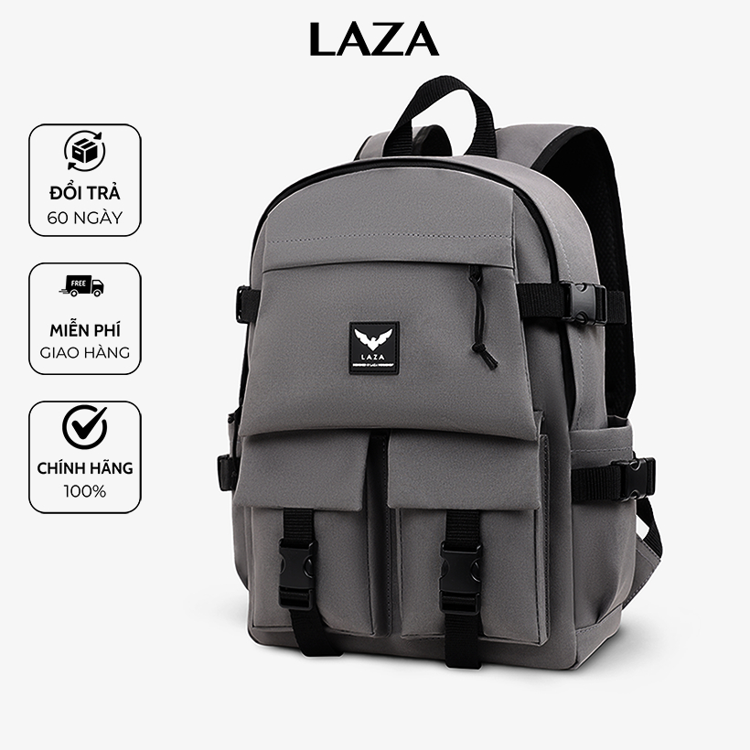 Ảnh Cặp đi học LAZA Rosy Backpack 496 - chất liệu chống thấm nước - chính hãng LAZA phân phối 4