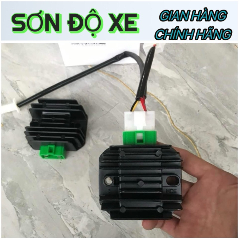 Sạc Hce Chân Xanh Và Chân Đen Tăng Dòng Điện Lắp Các Dòng Xe Máy , Ổn Định Dòng Sạc Lên Tới 14Vol5 ( Bảo hành 24 Tháng )
