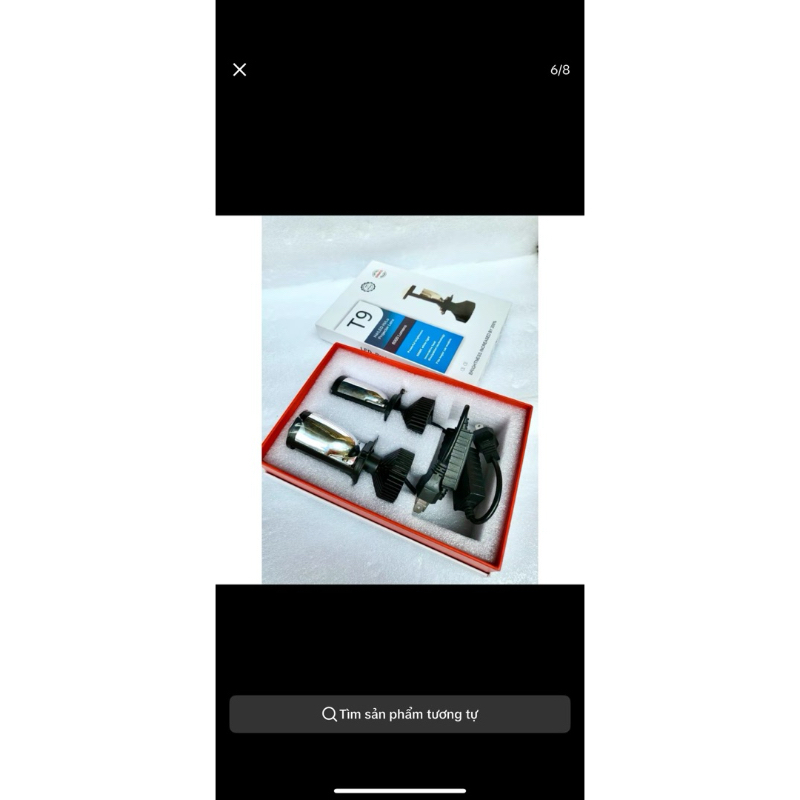 Led bi cầu T9 siêu sáng ( Loại Tốt ) chân h4 bảo hành 24 tháng Xe Wave 2006 Tới 2023,Vision,Click,Noza,Grand,Ex135