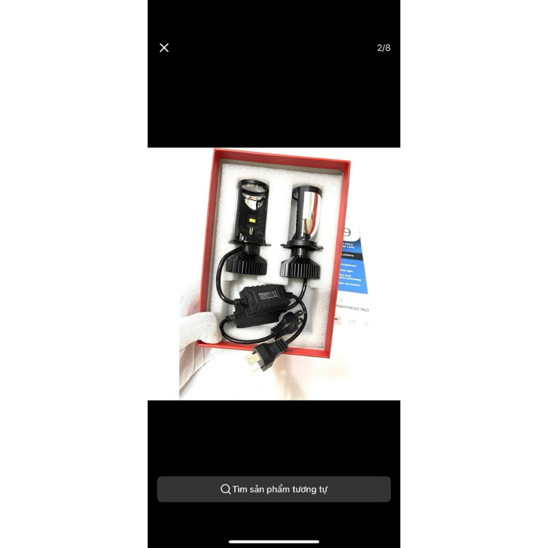 Led bi cầu T9 siêu sáng ( Loại Tốt ) chân h4 bảo hành 24 tháng Xe Wave 2006 Tới 2023,Vision,Click,Noza,Grand,Ex135