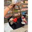 Túi tote LC chất vải dù chống nước size L 40cm miệng có kéo khoá