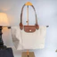 Túi tote LC chất vải dù chống nước size L 40cm miệng có kéo khoá