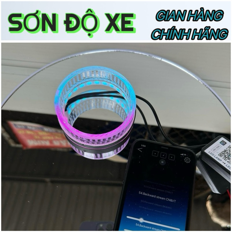 Vòng 3D Đổi Màu Lắp Bi Cầu 3.0 ,2.0 ,1.5 Lắp Đặt Dễ Dàng ( Bảo Hành 6 Tháng lỗi Đổi Mới )
