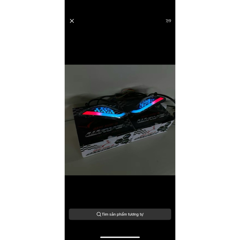 Bộ Led Xi Nhan AuDi i8BLE Chỉnh Màu Theo Sở Thích Trên App / Lắp Các Dòng Wave 50/100/110 ( Bảo Hành 12 Tháng )