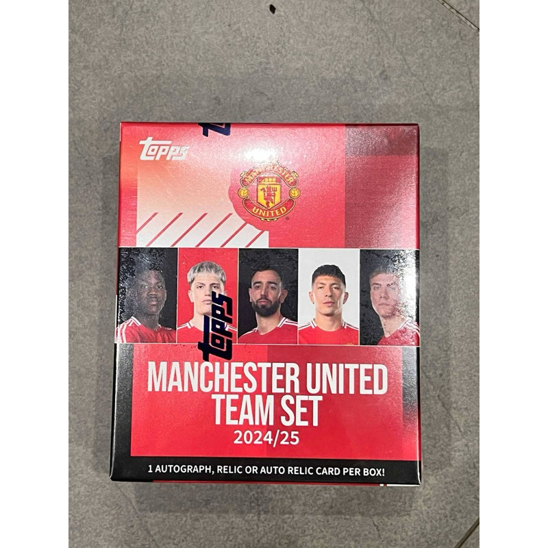 Hộp thẻ bóng đá Topps Manchester United Team set 2024/25 (HÀNG HOT