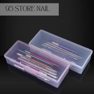 Hộp nhựa chữ nhật đựng dũa , cọ , dụng cụ nail