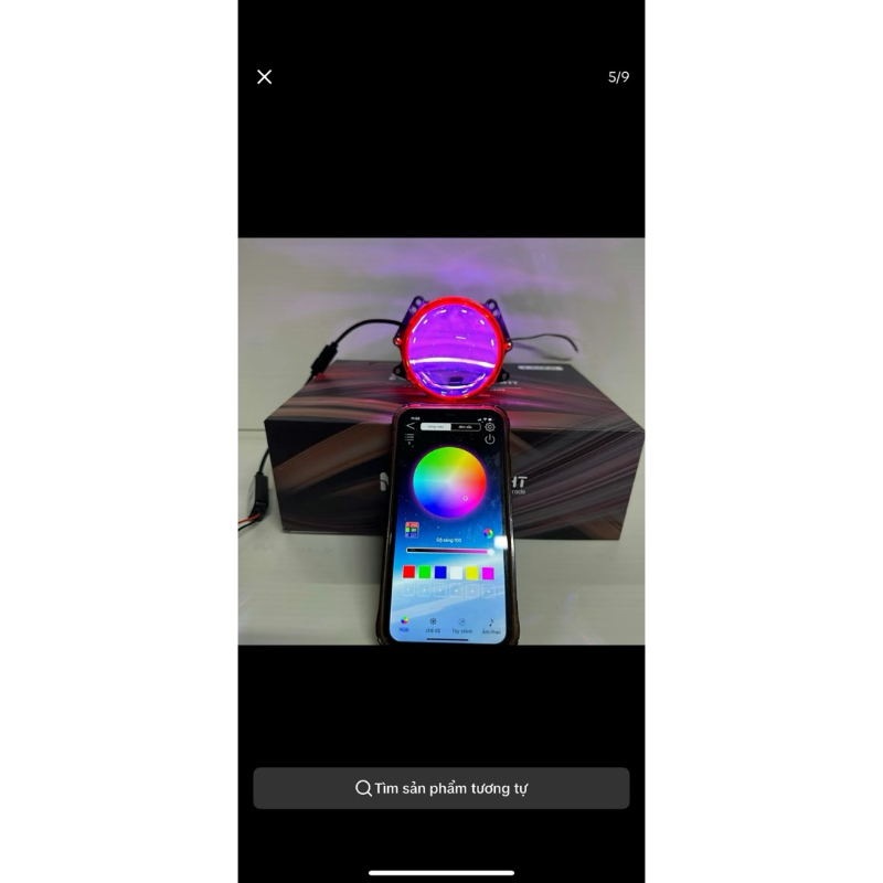 Dây Led Mắt Quỷ Đổi Màu Chuyên Lắp Bi Cầu Các Loại ( Hàng Loại Tốt) Bảo Hành 12 Tháng Lắp Đặt Dễ Dàng
