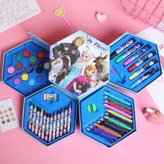 Hộp bút màu xoay 4 tầng cho bé - bộ bút tô màu 46 chi tiết cho bé Toy