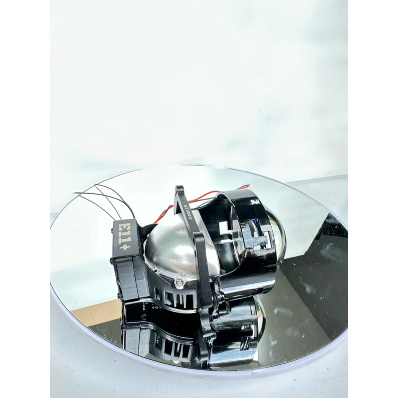 ComBo Bi Cầu E11+ Viền Đen Kèm Led Mắt Quỷ App + Vòng 3D Trắng Công Xuất 70W Lắp cho Oto Và Xe Máy ( Bảo Hành 24 Tháng )