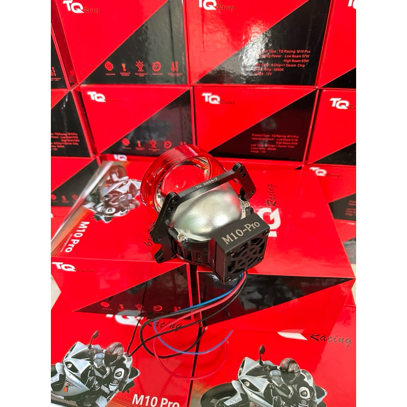 ComBo Bi Cầu M10Pro Kèm Led Mắt Quỷ App + Vòng 3D Trắng Công Xuất 70W Lắp cho Oto Và Xe Máy ( Bảo Hành 24 Tháng )