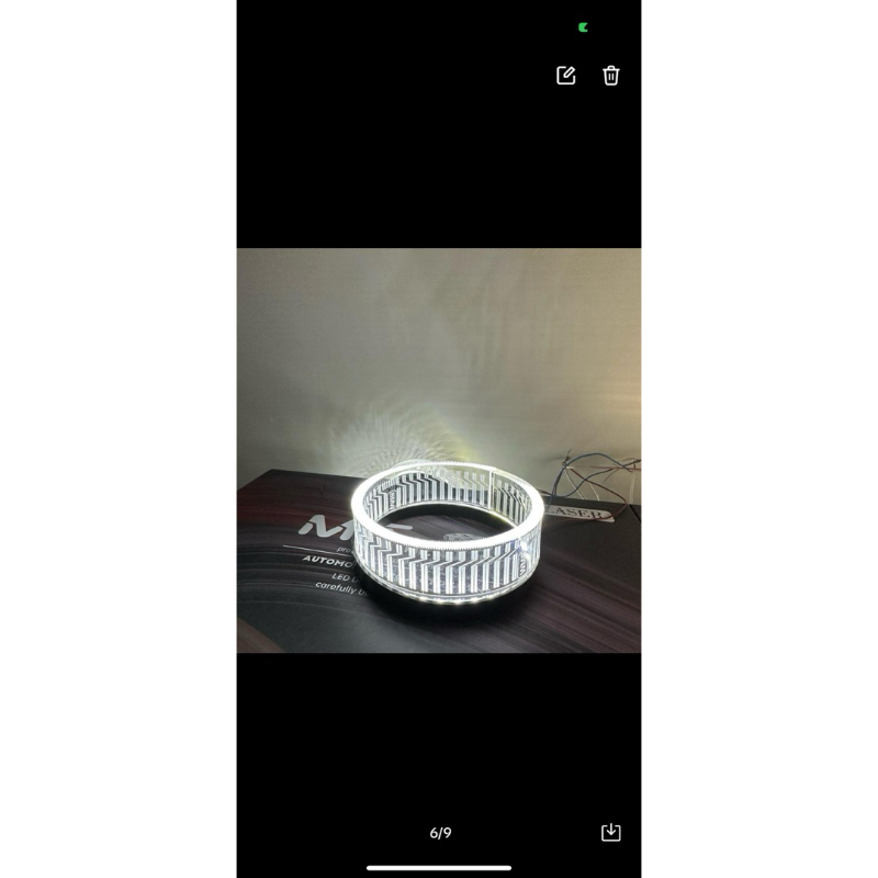ComBo Bi Cầu S600 Pro Kèm Led Mắt Quỷ App + Vòng 3D Trắng Công Xuất 65W Lắp cho Oto Và Xe Máy ( Bảo Hành 24 Tháng )