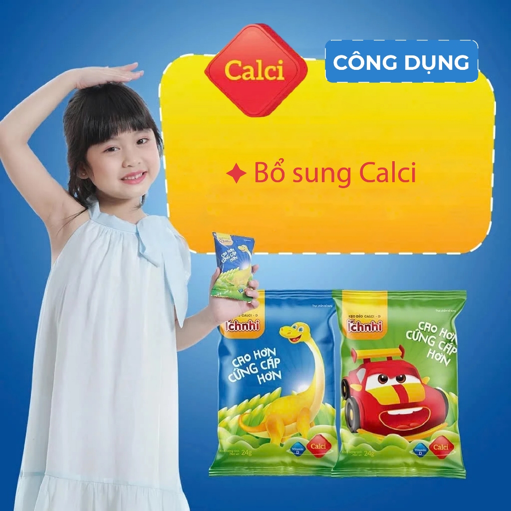 Ảnh Kẹo dẻo cho bé, bổ sung canxi , chất xơ, lợi khuẩn- Dây 10 gói 2