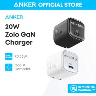 Anker zolo 20W Bộ sạc USB C có phích cắm có thể gập lại Bộ sạc USB C Sạc nhanh Sạc an toàn A2699