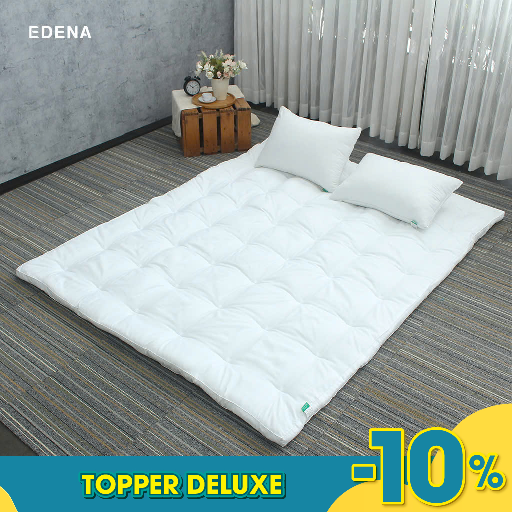 Ảnh Topper Deluxe Edena, hỗ trợ tăng độ êm ái cho nệm, dày 5cm 1