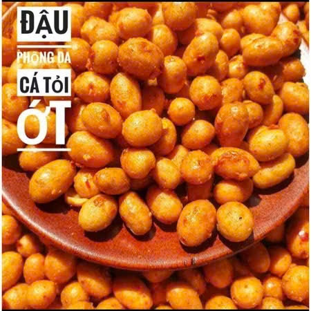 500g Đậu phộng tỏi ớt, Đậu phộng da cá, Đậu hà lan tỏi ớt