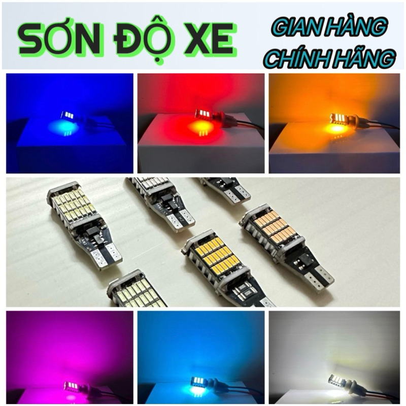 ĐÈN LED Xi NHAN TIẾT KIỆM ĐIỆN T15 NHIỀU MÀU OTO VÀ XE MÁY LỖI 1 ĐỔI 1 ( Led Xi nhan ) Đèn Pha