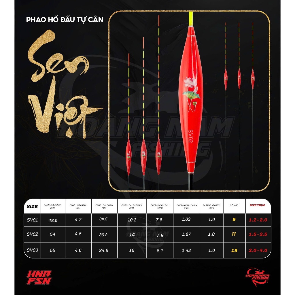Phao Hố Đấu Tự Cân Sen Việt