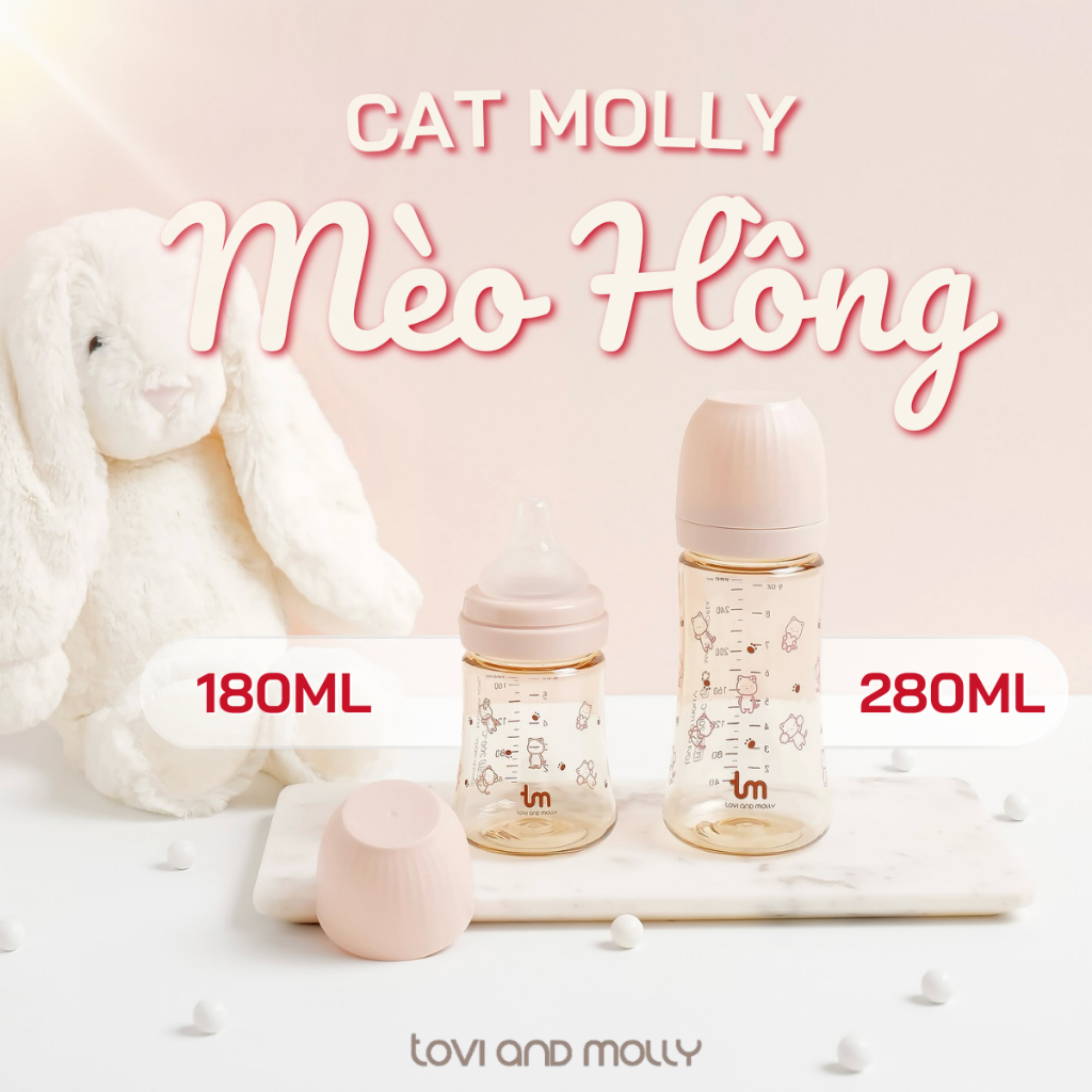 Ảnh BÌNH SỮA TOVI AND MOLLY PPSU - PHIÊN BẢN CHÓ/MÈO 180ML/280ML 3