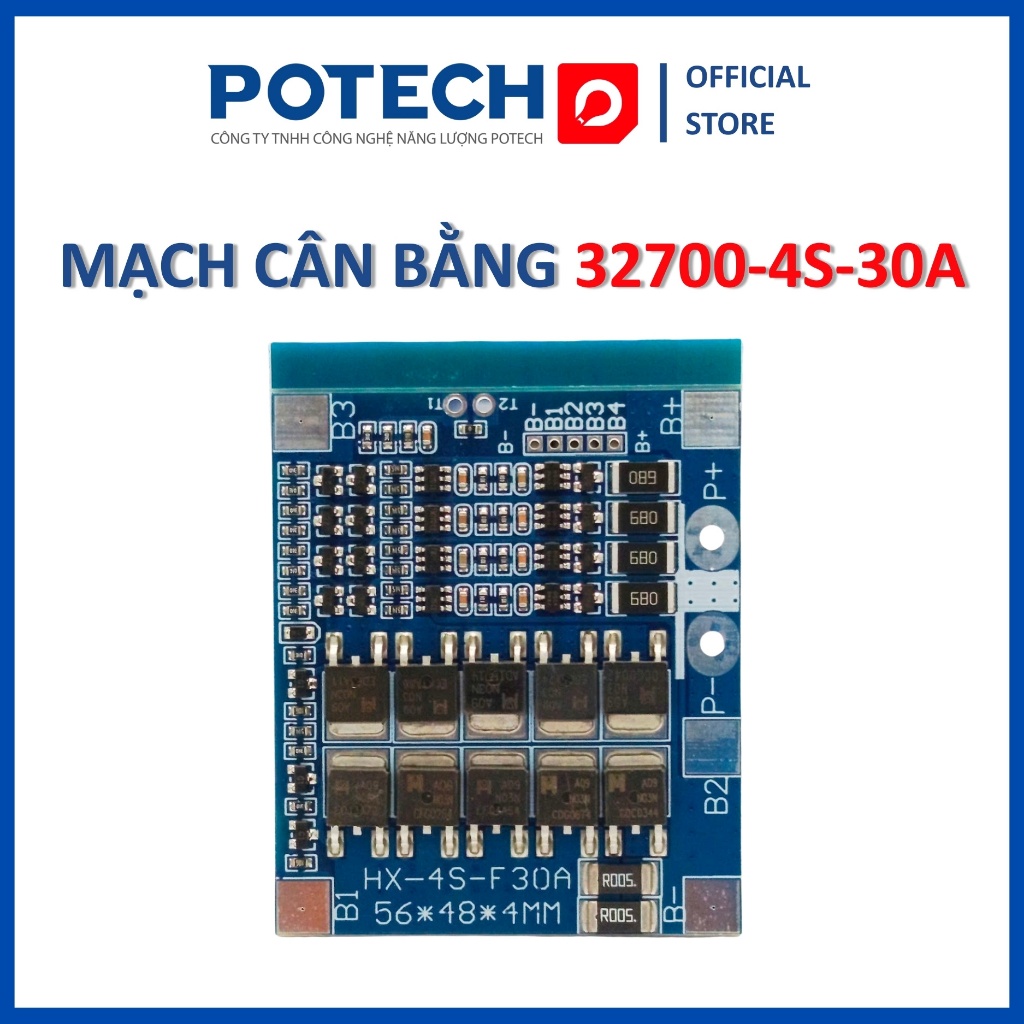 [CAO CẤP] Mạch cân bằng pin 32700-4S-30A, sạc cân bằng và bảo vệ pin ...