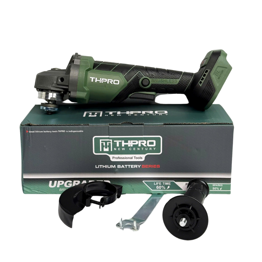 Combo Máy Cắt THPRO TH-8100, Máy Siết Bulong TH-6360Pro  Động Cơ Không Chổi Than kèm 2 Pin Sạc, Chân Pin Phổ Thông