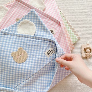 Choàng Ủ OME với Chất Cotton Organic Mềm Mại, Thoáng Khí, An Toàn cho Làn Da Nhạy Cảm của Bé Yêu.