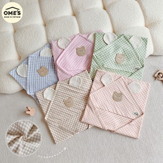 Choàng Ủ OME với Chất Cotton Organic Mềm Mại, Thoáng Khí, An Toàn cho Làn Da Nhạy Cảm của Bé Yêu.