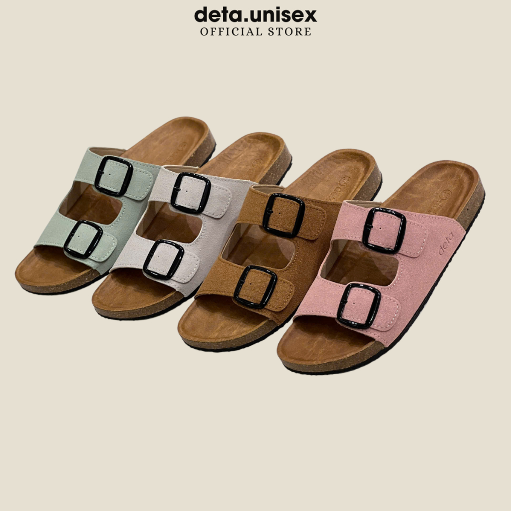 Ảnh BST - DÉP ĐẾ TRẤU DOUBLE STRAP LIVIA MỚI NHÀ DETA - DETA28 1