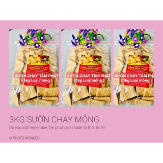3 KG SƯỜN NON CHAY TÂM PHÁT ( Loại mỏng)