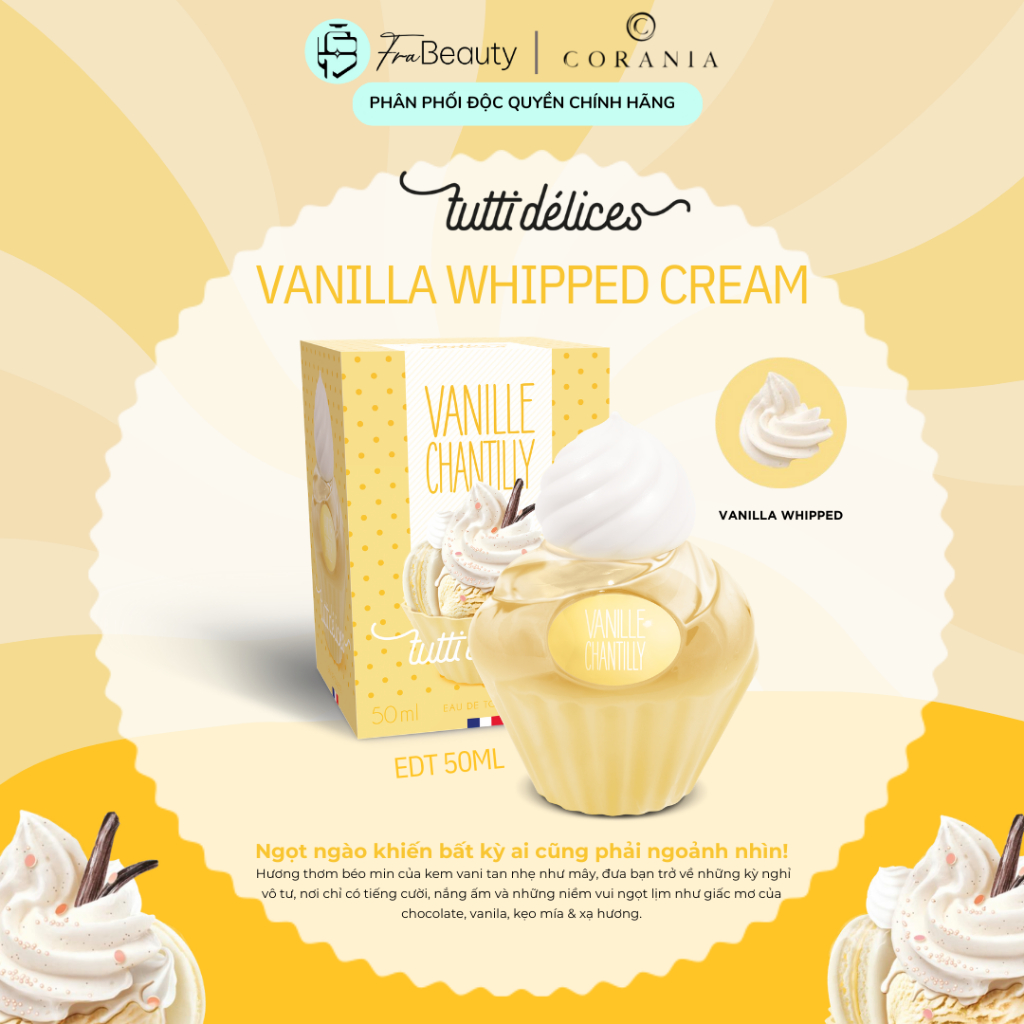 Cupcake Tutti Vanille Buy Tutti Delices VANILLA CHANTILLY 50ml EDT