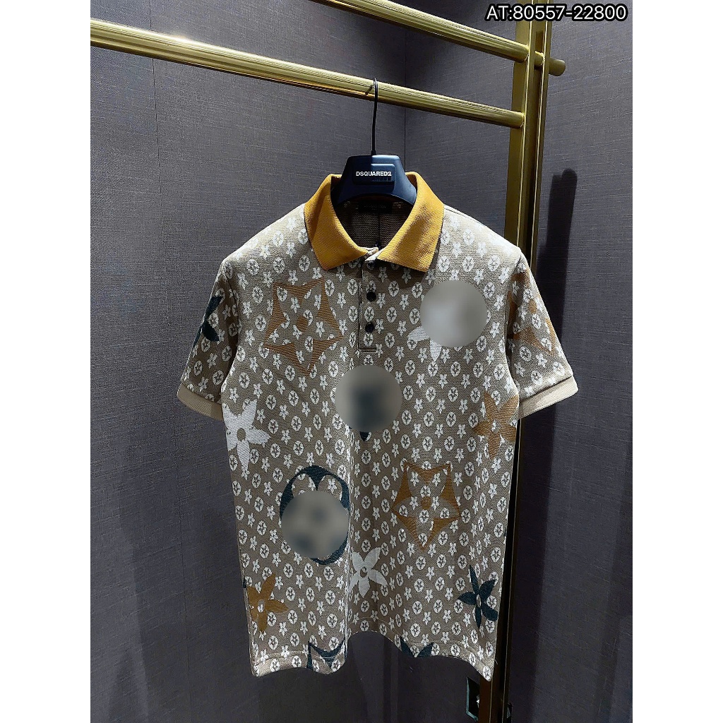 ÁO Polo nam cổ bẻ họa tiết tay ngắn phong cách trẻ trung chuẩn from