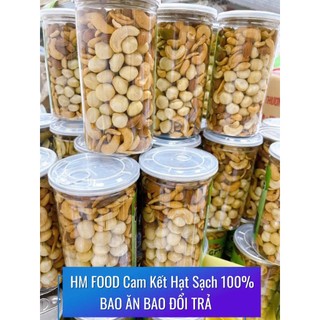 [GRANOLA VIP] 500G HẠT MIX 4 LOẠI HẠT NGŨ CỐC ĐẶC BIỆT SẤY NGUYÊN VỊ (có thêm nhân óc chó vàng) GỒM MACCA, ÓC CHÓ...