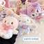 Gấu Bông Mini Móc Khóa Sanrio Mềm Mịn Quà Tặng Dễ Thương MEILI STORE