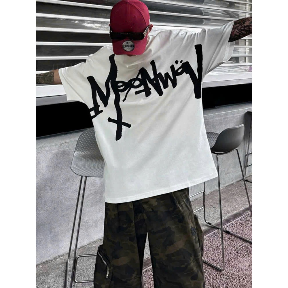 Áo thun Stee Cổ tròn MOONWAY Localbrand CVCVNI Unisex Menwear Cotton