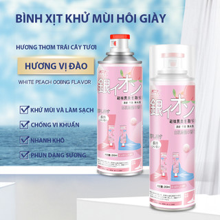 Xịt khử mùi hôi giày dép nano bạc lọ 260ml, chuyên dùng làm thơm tủ dầy , quần áo, tất, vớ chân.