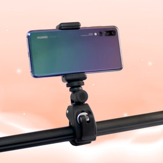Đầu Nối Lò Xo Kẹp Điện Thoại Đa Năng - Kẹp Bàn, Thanh Ngang, Gắn Chân Đèn Livestream