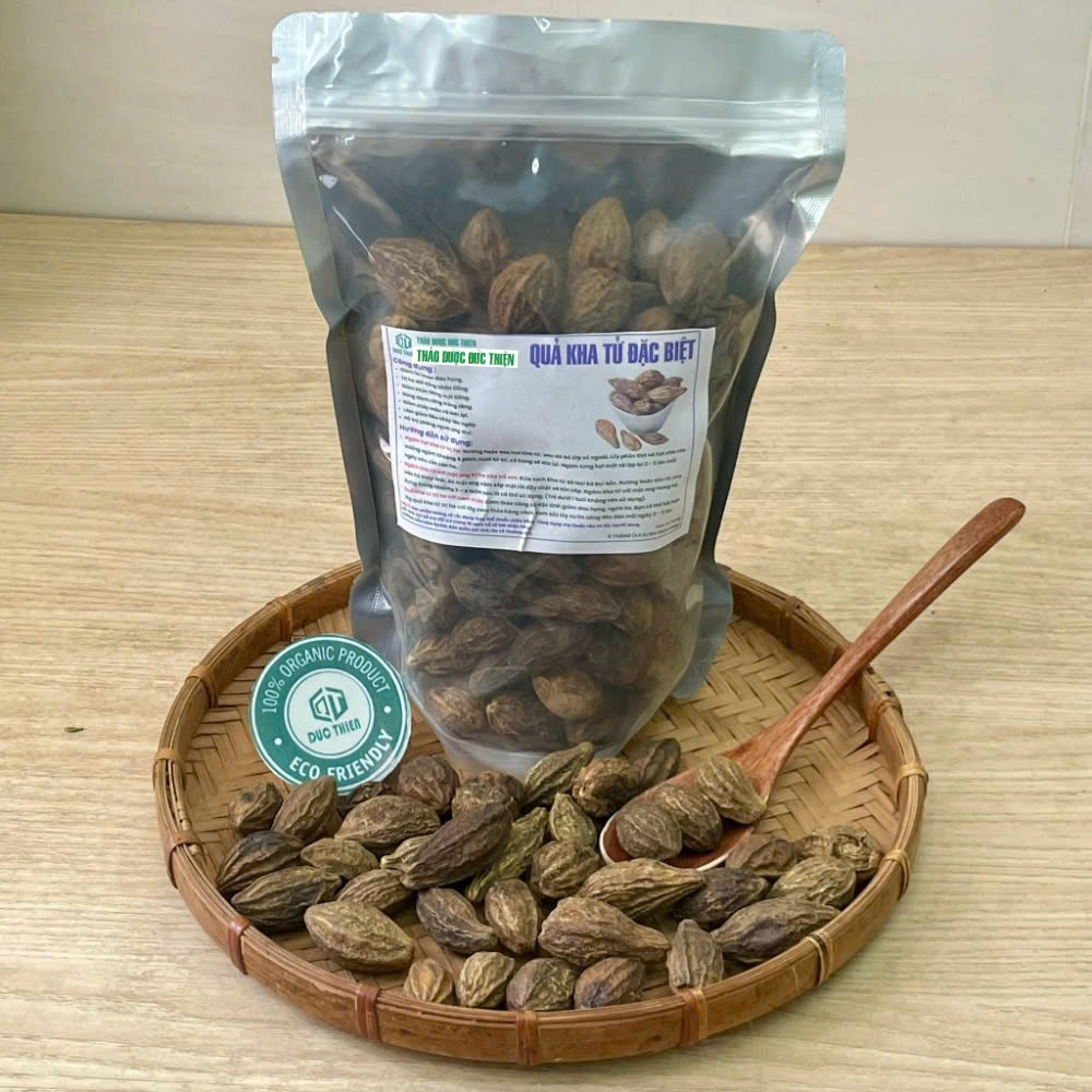 Quả Kha Tử Loai 1 Đức Thiện (Khô, Sạch, Thơm) - Hỗ Trợ Giảm Ho, Đau Họng, Khàn Tiếng, Ho khan Khô