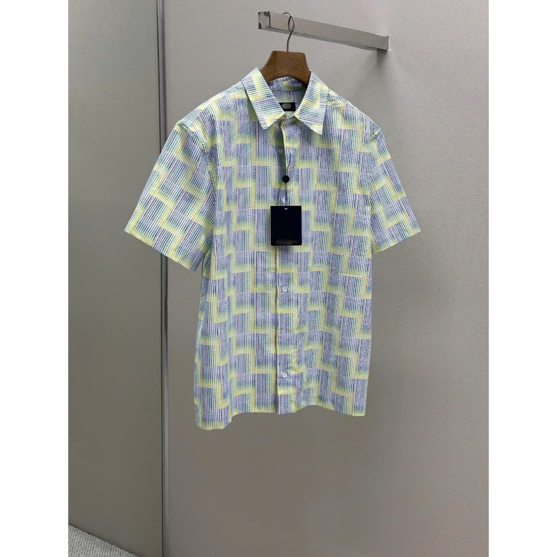 ⚡️[Hight Quality] Áo Sơ Mi 1-\/ Cộc Tay Graphic Printed Ready To Wear - Điểm Nhấn Kẻ Màu Sắc Cao Cấp Street Wear Nam Nữ