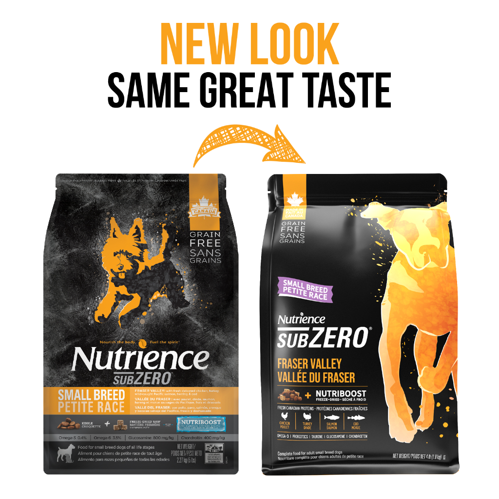 Ảnh Hạt nhỏ cho chó Nutrience Subzero Grainfree - gà tây, cá hồi, cá trích, cá tuyết, rau củ quả 1.8kg 2