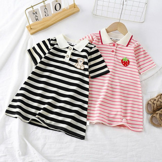 Váy polo bé gái từ 1 - 10 tuổi phong cách Hàn quốc